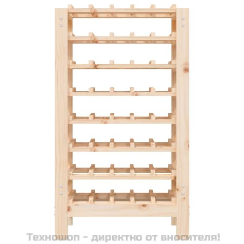 Поставка за вино 61,5x30x107,5 см масивна чамова дървесина
