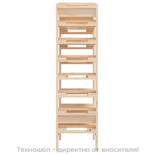 Поставка за вино 61,5x30x107,5 см масивна чамова дървесина