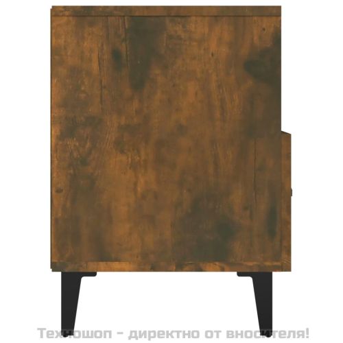 ТB шкаф, опушен дъб, 80x36x50 см, инженерно дърво