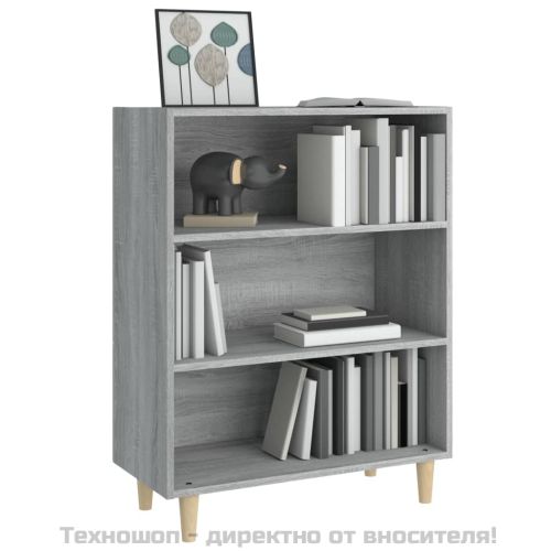 Сайдборд, Сив сонома, 69,5x32,5x90 см, инженерно дърво