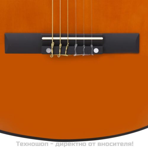 Комплект класическа китара за начинаещи от 12 части, 4/4, 39"