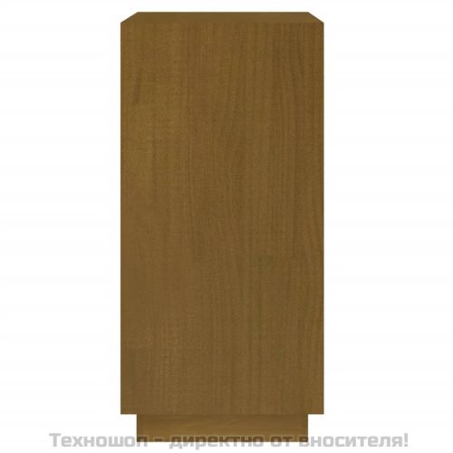 Библиотека, меденокафява, 40x35x71 см, борово дърво масив