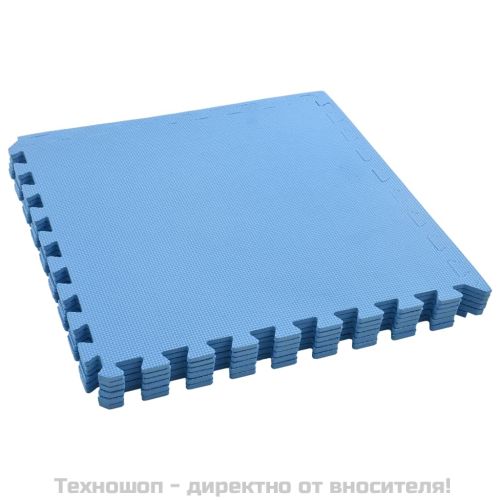 Постелки за под 6 бр 2,16 м² EVA пяна сини