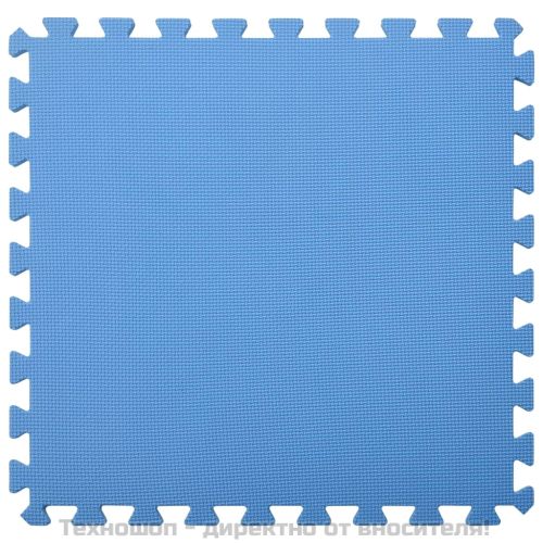 Постелки за под 6 бр 2,16 м² EVA пяна сини