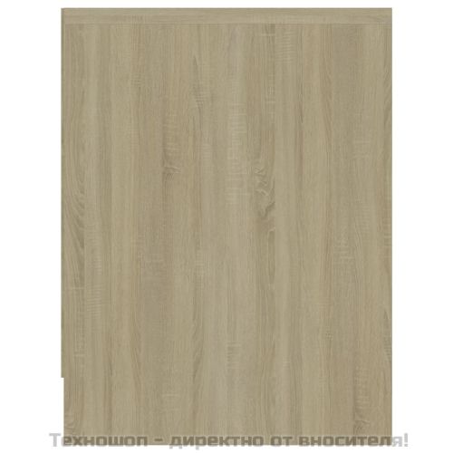 Нощно шкафче, дъб сонома, 40x30x40 см, инженерно дърво