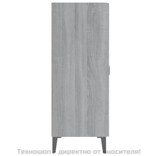 Сайдборд, сив сонома, 69,5x34x90 см, инженерно дърво