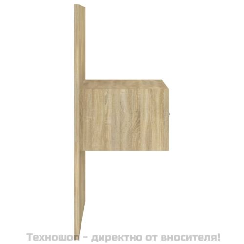 Нощно шкафче за стенен монтаж, дъб сонома