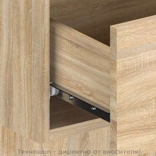 Нощно шкафче за стенен монтаж, дъб сонома