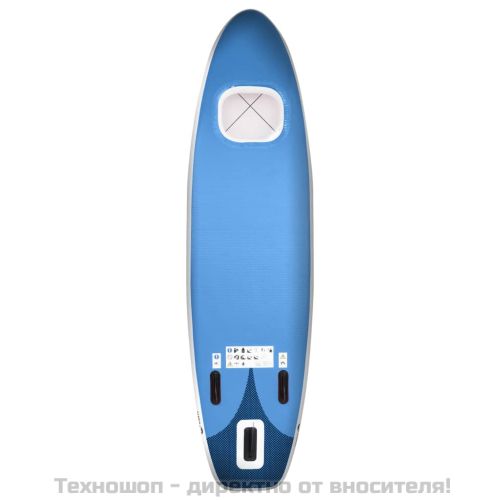 Комплект надуваем стендъп падълборд, морскосиньо, 300x76х10 см