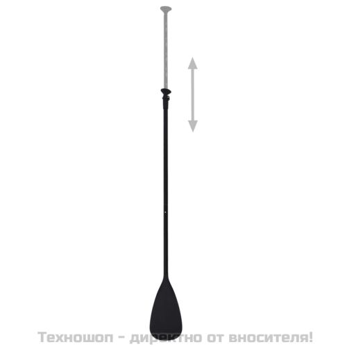 Комплект надуваем стендъп падълборд, морско синьо, 330x76x10 см