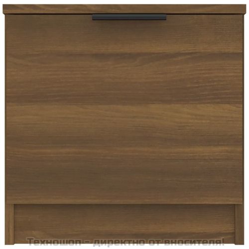 Нощни шкафчета, 2 бр, Кафяв дъб, 40x39x40 см