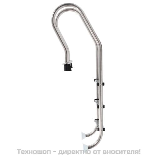 Стълба за басейн с 3 стъпала, неръждаема стомана 304, 120 см