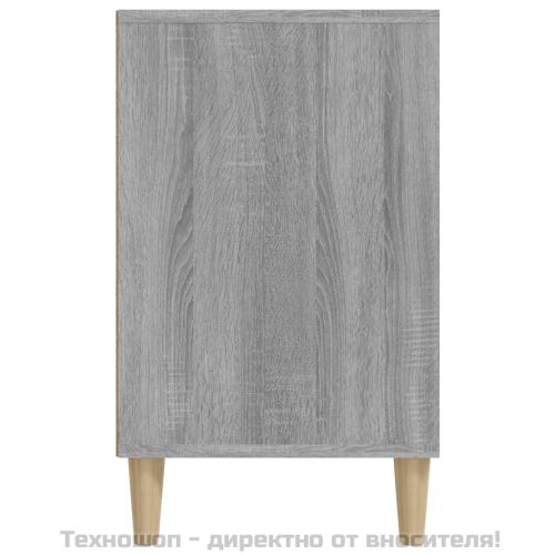 Шкаф за обувки, сив сонома, 102x36x60 см, инженерно дърво