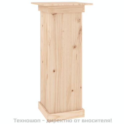Поставка за цветя, 40x40x90 см, бор масив