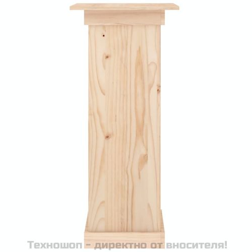 Поставка за цветя, 40x40x90 см, бор масив