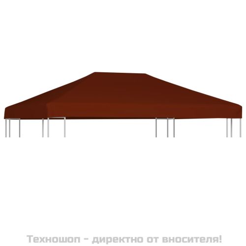 Покрив за шатра, 310 г/м², 3x4 м, керемиден цвят