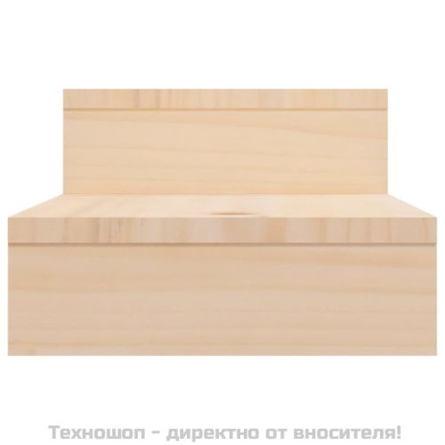 Поставка за монитор, (52-101)x22x14 см, бор масив