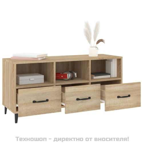 ТB шкаф, дъб сонома, 102x35x50 см, инженерно дърво