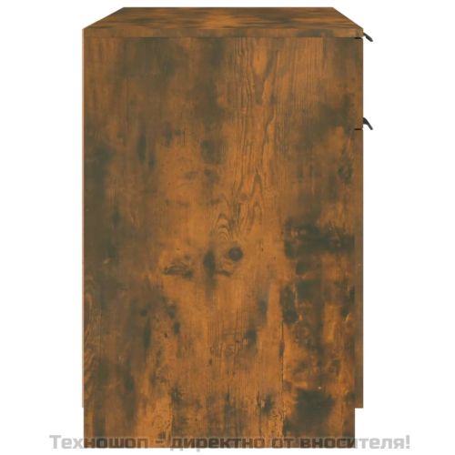 Бюро, опушен дъб, 100x50x75 см, инженерно дърво