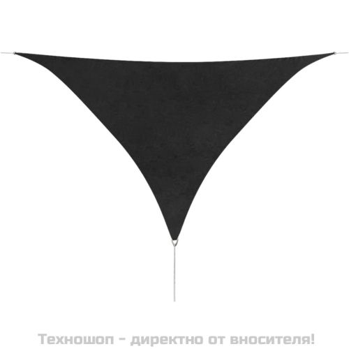 Сенник-платно, Оксфорд плат, триъгълно, 3.6x3.6x3.6 м, антрацит