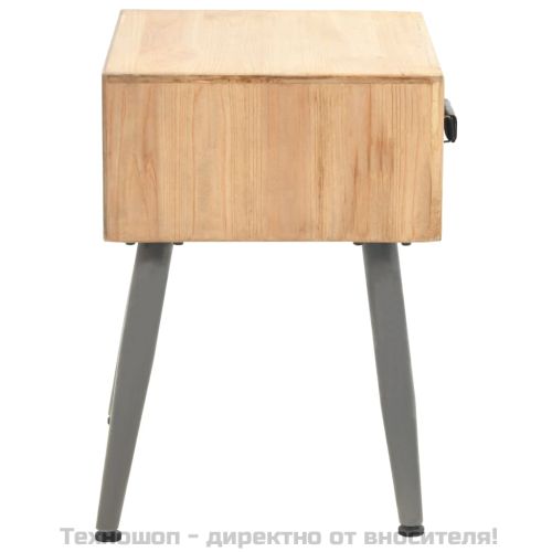 Нощно шкафче, чам масив, 43x38x50 см