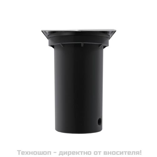 Градински осветители за вграждане в земя, 3 бр, квадратни