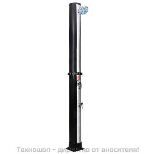 Външен соларен душ с душ слушалка и кран 40 л