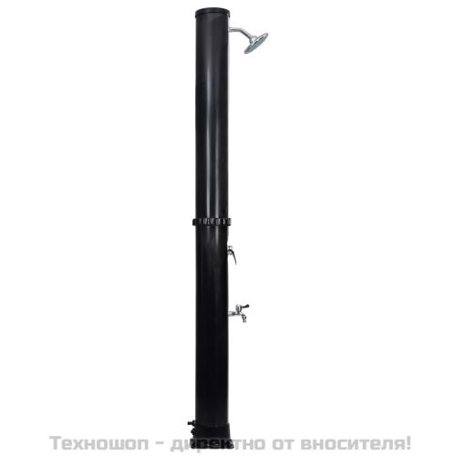 Външен соларен душ с душ слушалка и кран 40 л