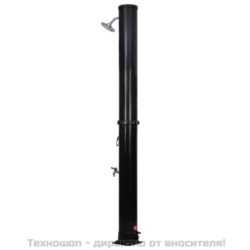 Външен соларен душ с душ слушалка и кран 40 л