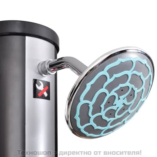 Външен соларен душ с душ слушалка и кран 40 л