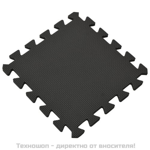 Постелки за под 54 бр 4,86 м² EVA пяна черни