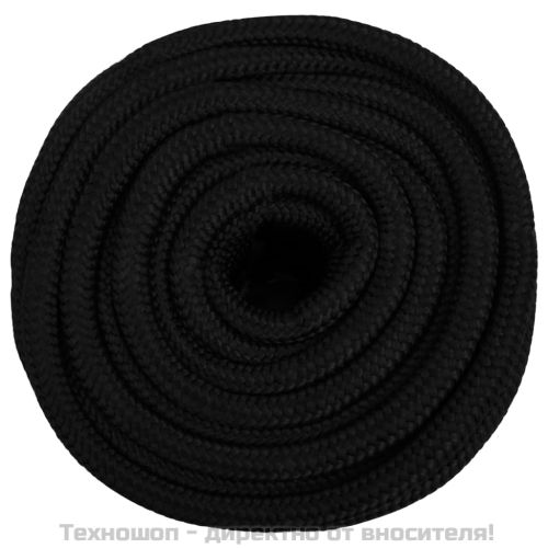 Работно въже черно 18 мм 100 м полиестер