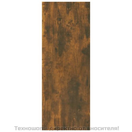 Конзолна маса, опушен дъб, 105x30x80 см, инженерно дърво