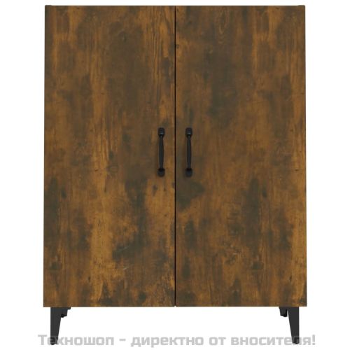 Сайдборд, опушен дъб, 70x34x90 см, инженерно дърво