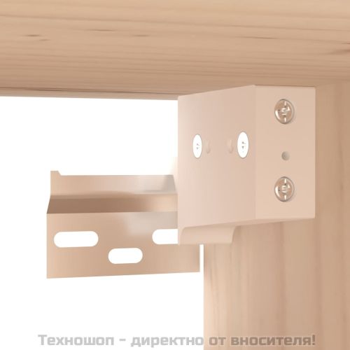 Стенни шкафове, 2 бр, 80x30x30 см, бор масив