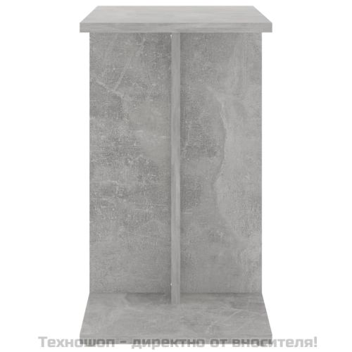 Странична маса, бетонно сива, 50x30x50 см, ПДЧ