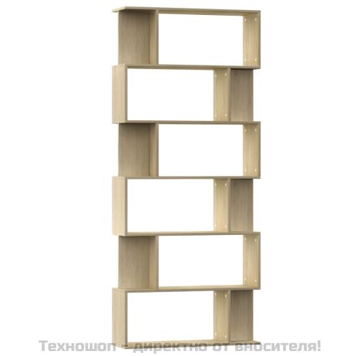 Разделител за стая, дъб сонома, 80x24x192 см, инженерно дърво