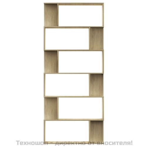 Разделител за стая, дъб сонома, 80x24x192 см, инженерно дърво