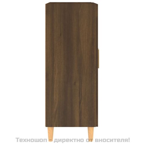 817335 Сайдборд, Кафяв дъб, 69,5x34x90 см, инженерно дърво