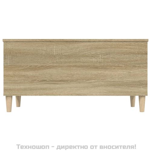 Кафе маса, дъб сонома, 90x44,5x45 см, инженерно дърво