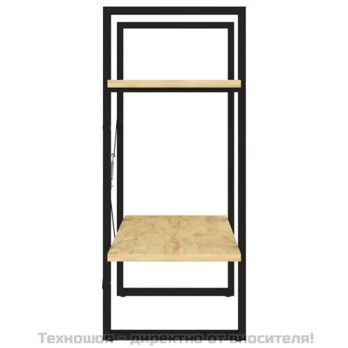 2-етажна библиотека, 60x30x70 см, борово дърво масив