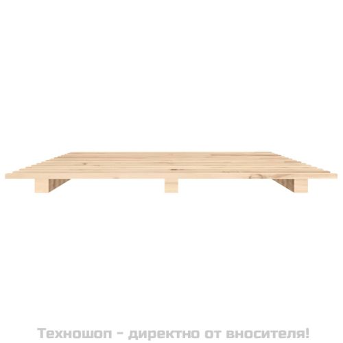Рамка за легло, 100x200 см, бор масив