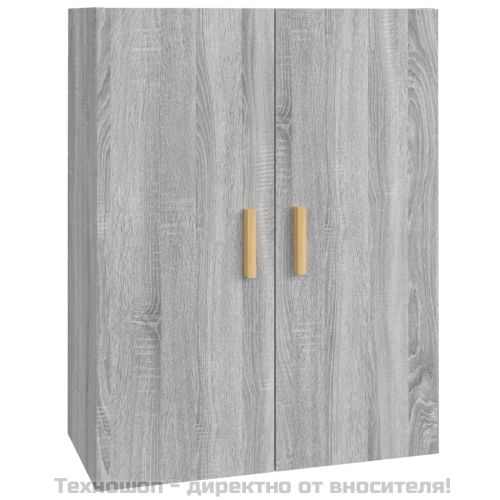 Окачен стенен шкаф, сив сонома, 69,5x34x90 см