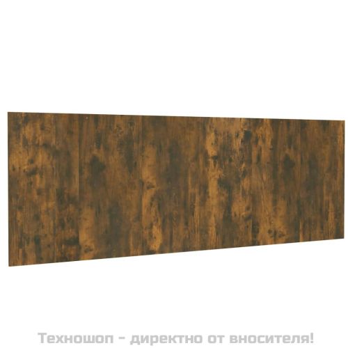 Стенна табла за легло опушен дъб 240x1,5x80 см инженерно дърво