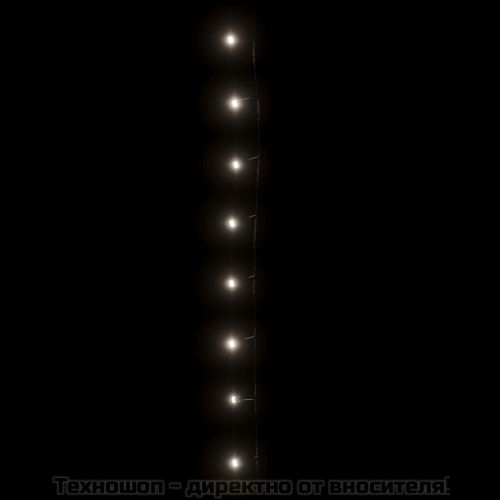 Светещ стринг 600 LED закрито или открито IP44 60 м студено бял