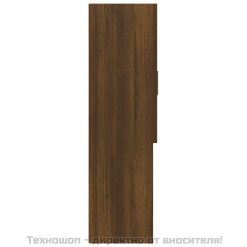Шкаф за пералня, кафяв дъб, 70,5x25,5x90 см