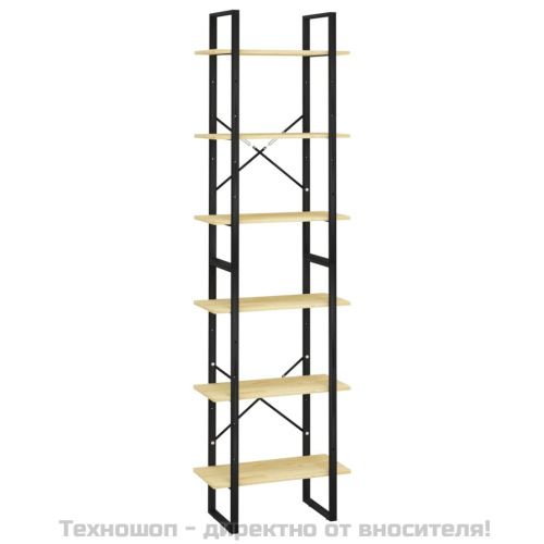 Етажерка, 60x30x210 см, борово дърво масив