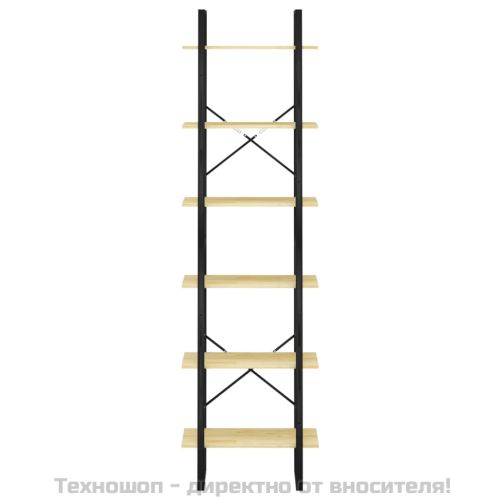Етажерка, 60x30x210 см, борово дърво масив