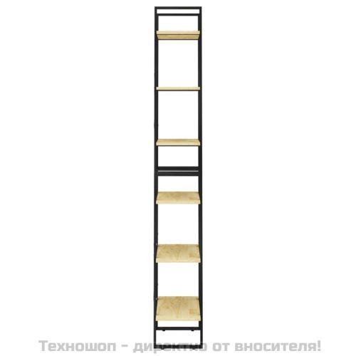 Етажерка, 60x30x210 см, борово дърво масив