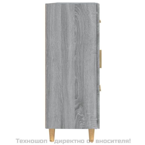 Сайдборд, сив сонома, 69,5x34x90 см, инженерно дърво